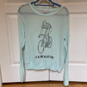 Wildfox La Bicyclette Baggy Beach Jumper